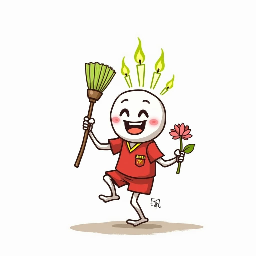 Bloomer dancing wojak